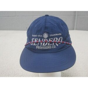 Sendero Provisions Co. Hat Cap Snap Back‎ Navy Rope Embroidered Texas USA Mens